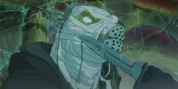 Promotional image for Dorohedoro Season 2 featuring dark fantasy action, violent comedy, and the series’ chaotic urban world.