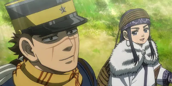 Promotional image for Golden Kamuy Final Chapter Part 2 featuring historical adventure, action, and dark comedy elements.