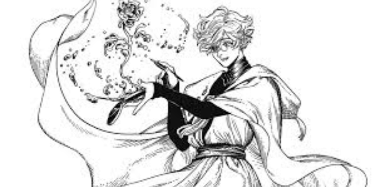 Qifrey casting magic with detailed spell drawings in the Witch Hat Atelier manga