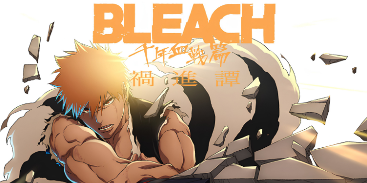 Official Bleach: Thousand-Year Blood War Part 4 cover art featuring Ichigo bursting through debris with the series logo above.
