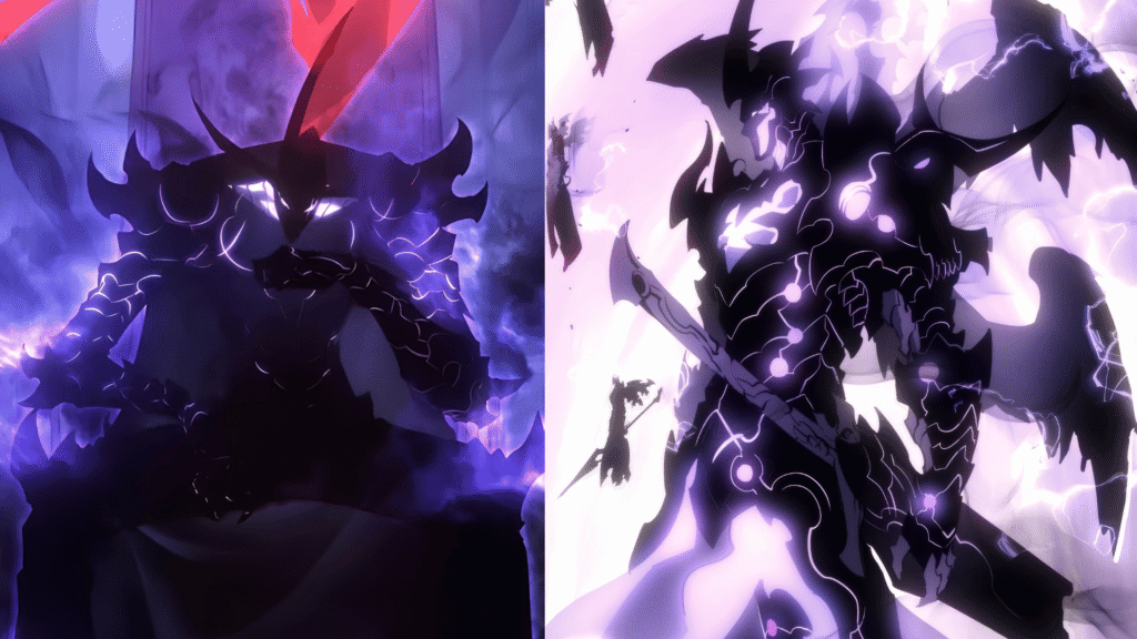 Beru and Igris, the two strongest shadow soldiers in Sung Jinwoo's army