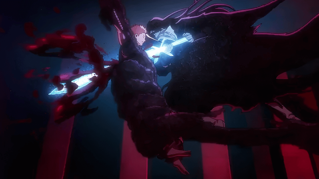 Ichigo Kurosaki's true Bankai — blood-red chains and a crimson moon — revealed in Bleach TYBW episode 5, 'Defend You'